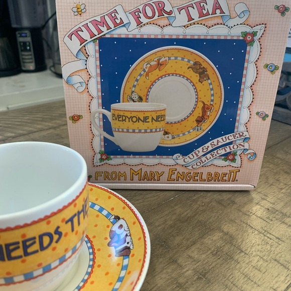 Mary Engelbreit Time For Tea Cup & Saucer Collection - Picture 4 of 4